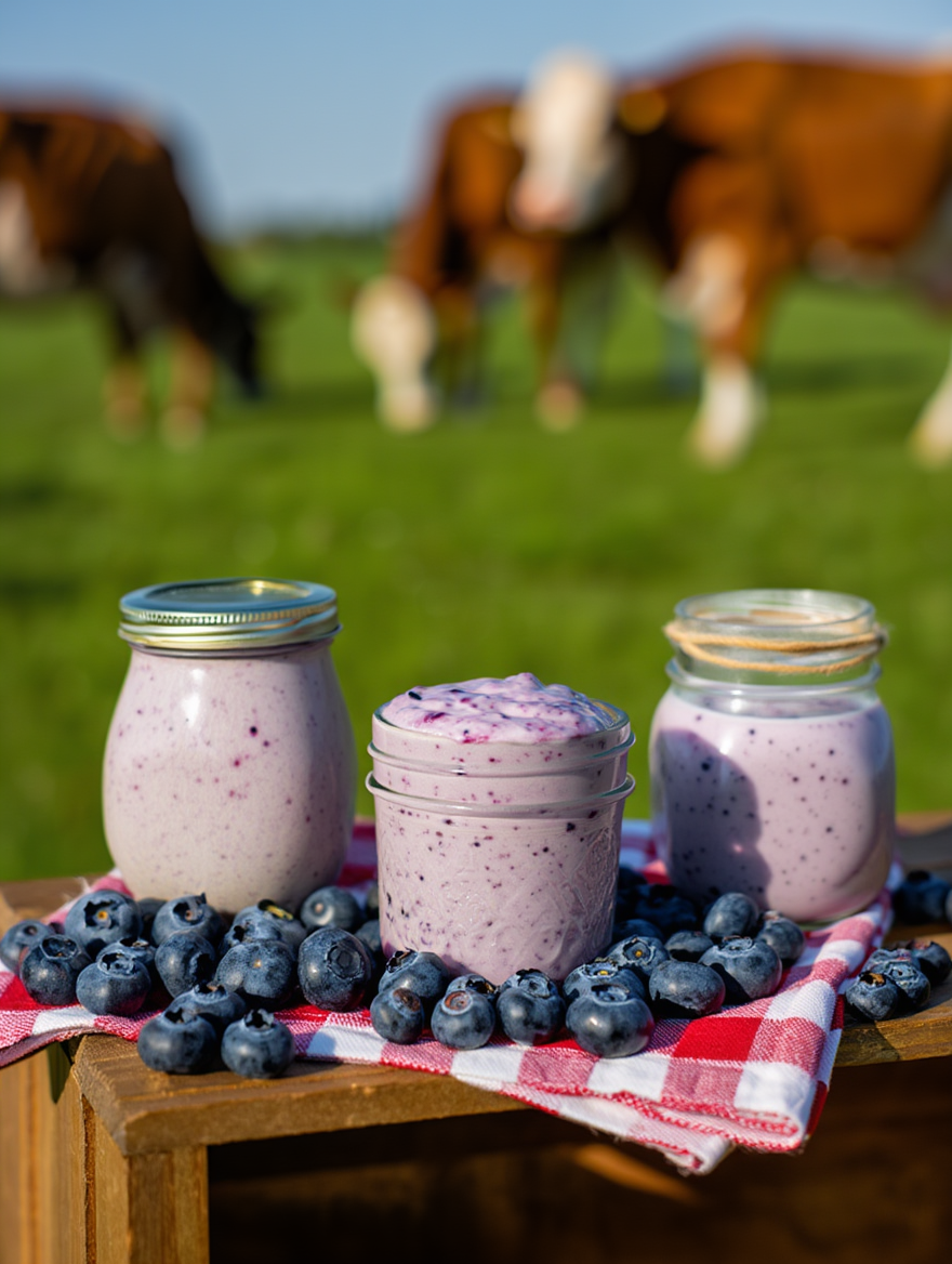 Yogurt Cups Fruit Blueberry